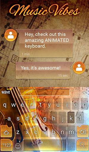 Music Vibes Animated Keyboard screenshot 3