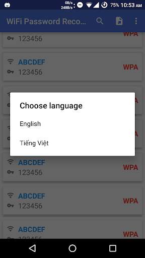 Khôi phục mật khẩu WIFI screenshot 3