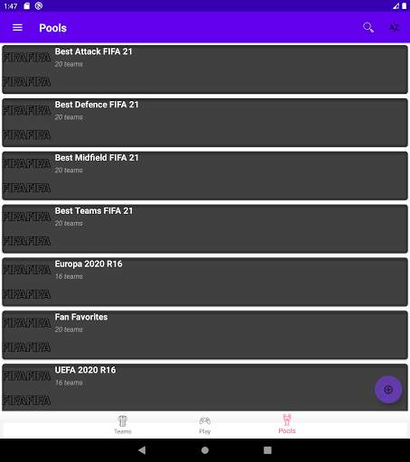 Team Selector for FIFA screenshot 13