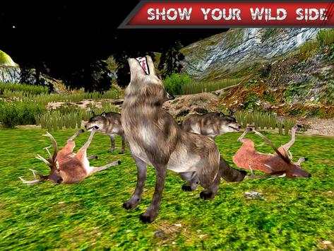 Angry Wild Wolf Jungle Attack: Wolf Simulator 3D screenshot 9