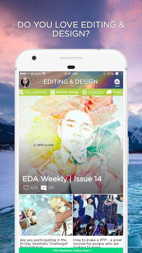 Editing & Designing Amino screenshot 1