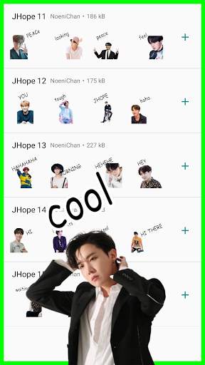 JHope BTS Stickers for WhatsApp screenshot 2