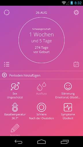 Ovu Menstruationstracker screenshot 4