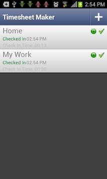 WiFi Timesheet Maker screenshot 1