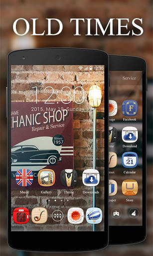 (Free)Old Time GO Launcher Theme screenshot 4