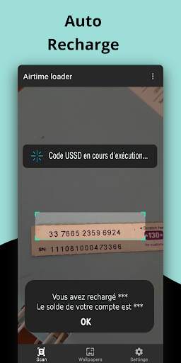 Scanner de carte de recharge. screenshot 2