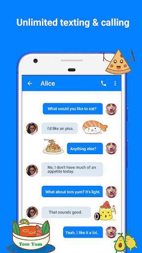 TextApp:Texting & WiFi Calling screenshot 6