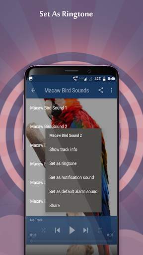 Macaw Bird Sounds screenshot 2