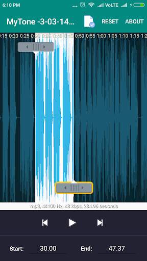 Audio Mp3 Cutter & Ringtone Maker screenshot 2