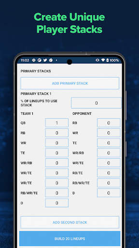LineupHQ: FanDuel Lineups screenshot 6