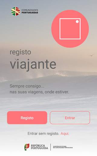 Registo Viajante screenshot 1