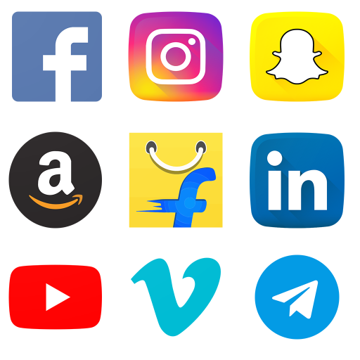 New All in one Social App icon