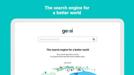 Gexsi – The search engine for a better world screenshot 1