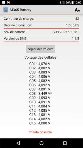 M365 Battery screenshot 3