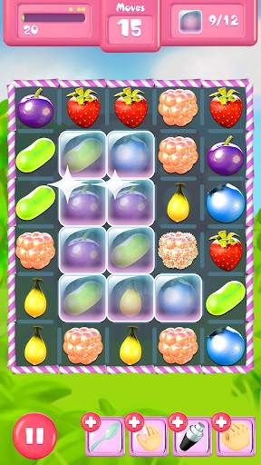 Berries Match Three, connect and crush fruits screenshot 1