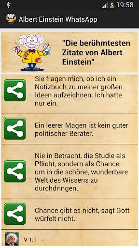 Albert Einstein WhatsApp screenshot 3