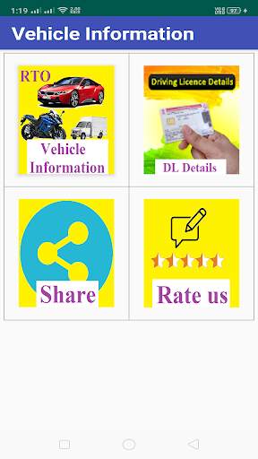 RTO Vehicle & DL Details screenshot 1