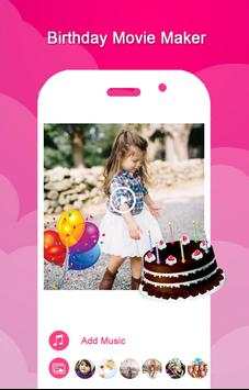 Birthday Movie Maker withMusic screenshot 1