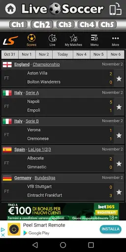 Match Soccer Live screenshot 3