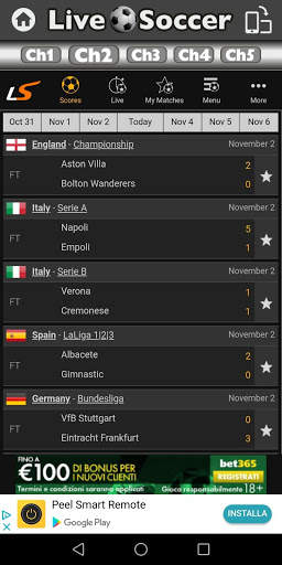 Match Soccer Live screenshot 3