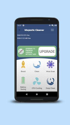 Majestic Cleaner - Memory clean & Сache, Сlean app screenshot 2