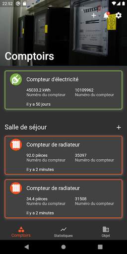 EHW  | Consommation et relevés screenshot 4