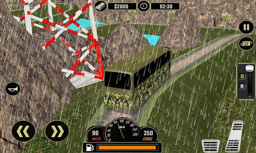 Off Road Army Bus Driving:Soldier Transport Duty screenshot 4