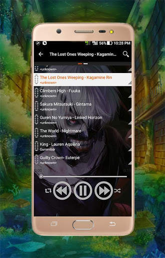 Ken Kaneki Mp3 Player screenshot 4