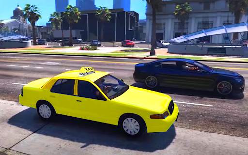 Taxi Driving Games: Car Simulation screenshot 1