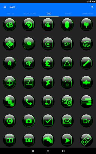 Green Glass Orb Icon Pack screenshot 20