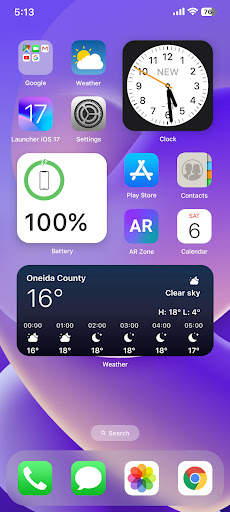 Launcher iOS 17 screenshot 1