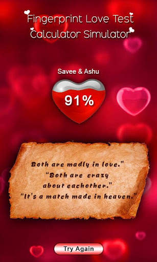 Love Test – Fingerprint Love Calculator Prank screenshot 2