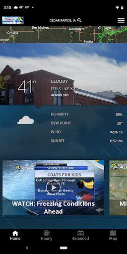 KCRG-TV9 First Alert Weather screenshot 1