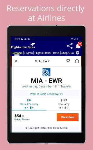 Cheap Flights low fares screenshot 11