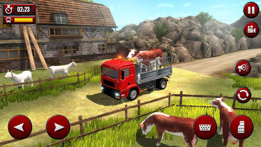 Virtual Horse Game: Animal Transport Truck Games screenshot 1