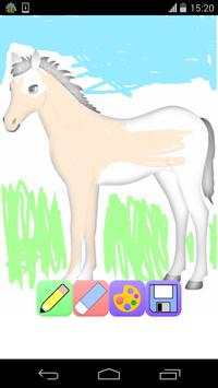 horse coloring game screenshot 1