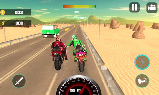 Bike Attack : Traffic Racer screenshot 3