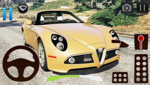 Car Driving Simulator Alfa Romeo screenshot 3