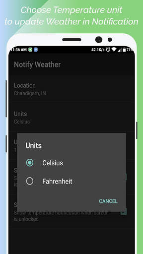 Notify Weather (Check Weather in Notification) screenshot 3