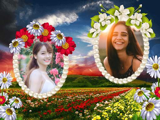 Nature Dual Frames: Photo Editor & Wallpaper Maker screenshot 3