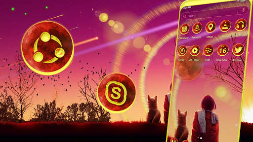 Lonely Girl Theme Launcher screenshot 2