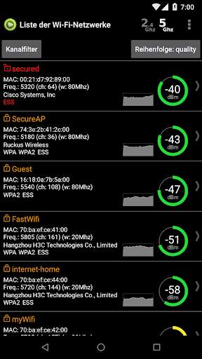 WiFi Netzwerk Analyzer screenshot 5