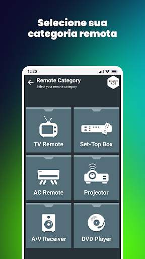 Controle remoto para TVs screenshot 2