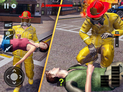 Real Fire Truck Simulator 2020: City Rescue Driver screenshot 8