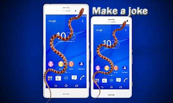 Snake on screen screenshot 1