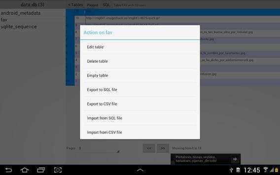 SQLite Edit Little screenshot 8