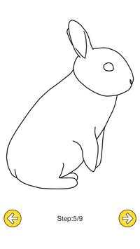 How To Draw Rabbit स्क्रीनशॉट 5