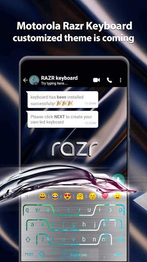 RAZR Keyboard for Motorola Razr 2020 screenshot 1