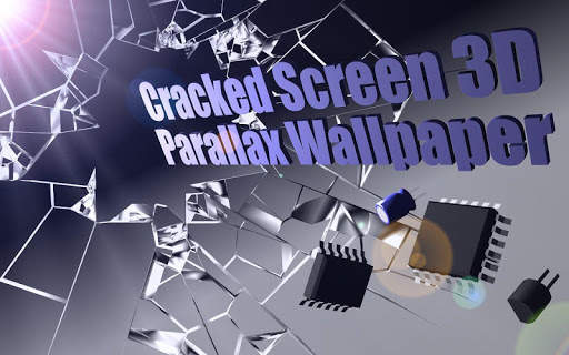 Cracked Screen Gyro 3D Parallax Wallpaper HD screenshot 3