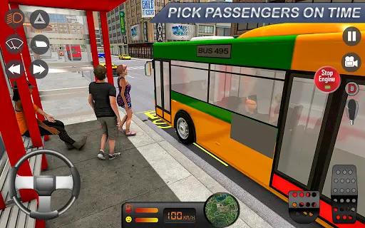Coach Bus Simulation Game: Bus Driving simulator screenshot 2